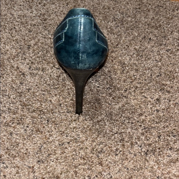 L.A.M.B. Gwen Stefani lamb aqua color size 10 heels - Picture 7 of 9